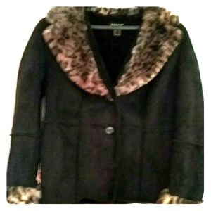 Faux suede jacket. nwot